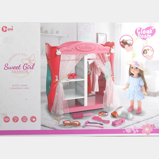 12" Doll Set with Play Accessories