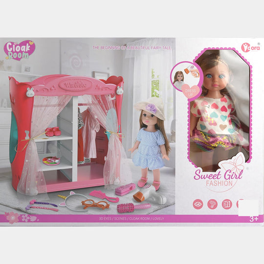 12" Doll Set with Play Accessories
