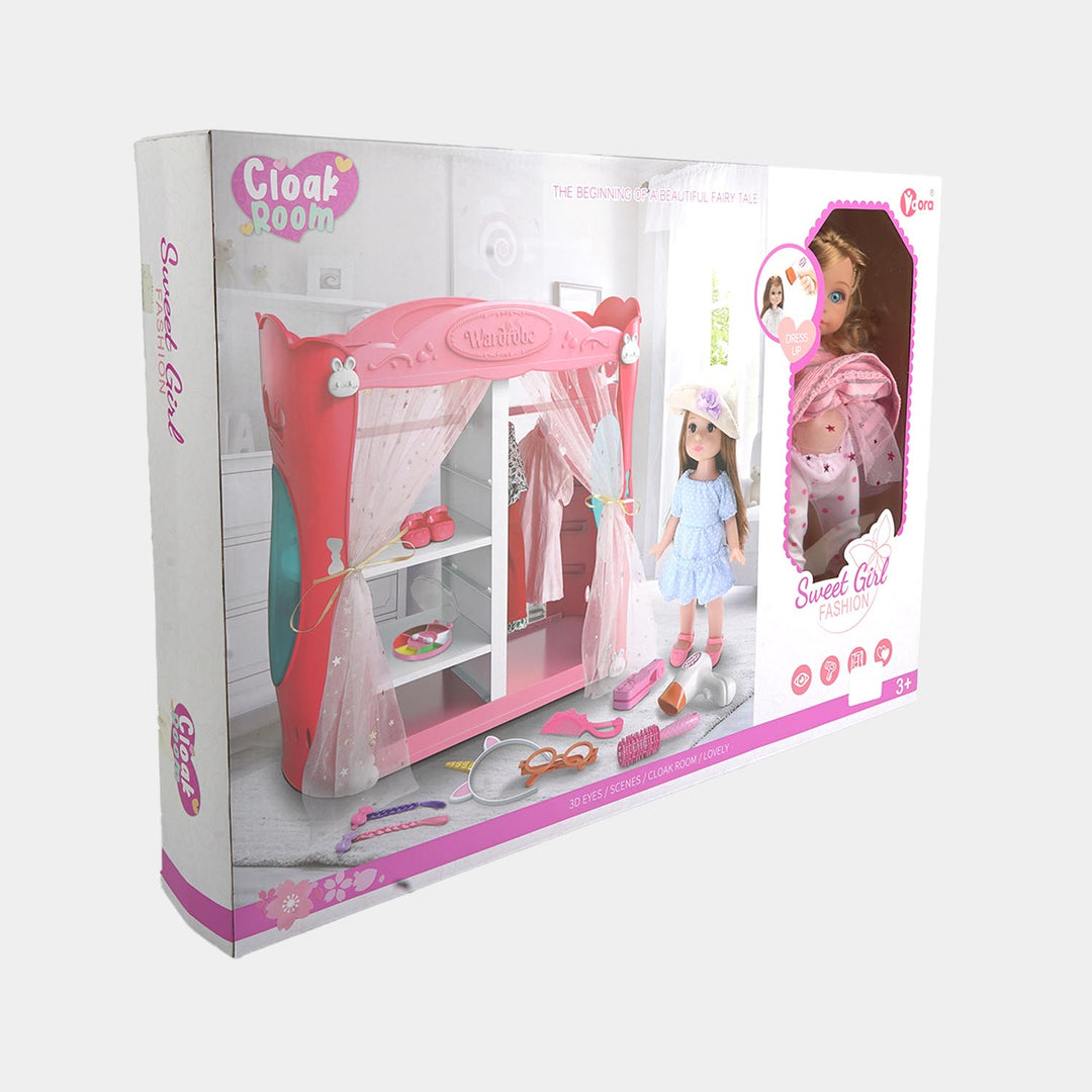 12" Doll Set with Play Accessories