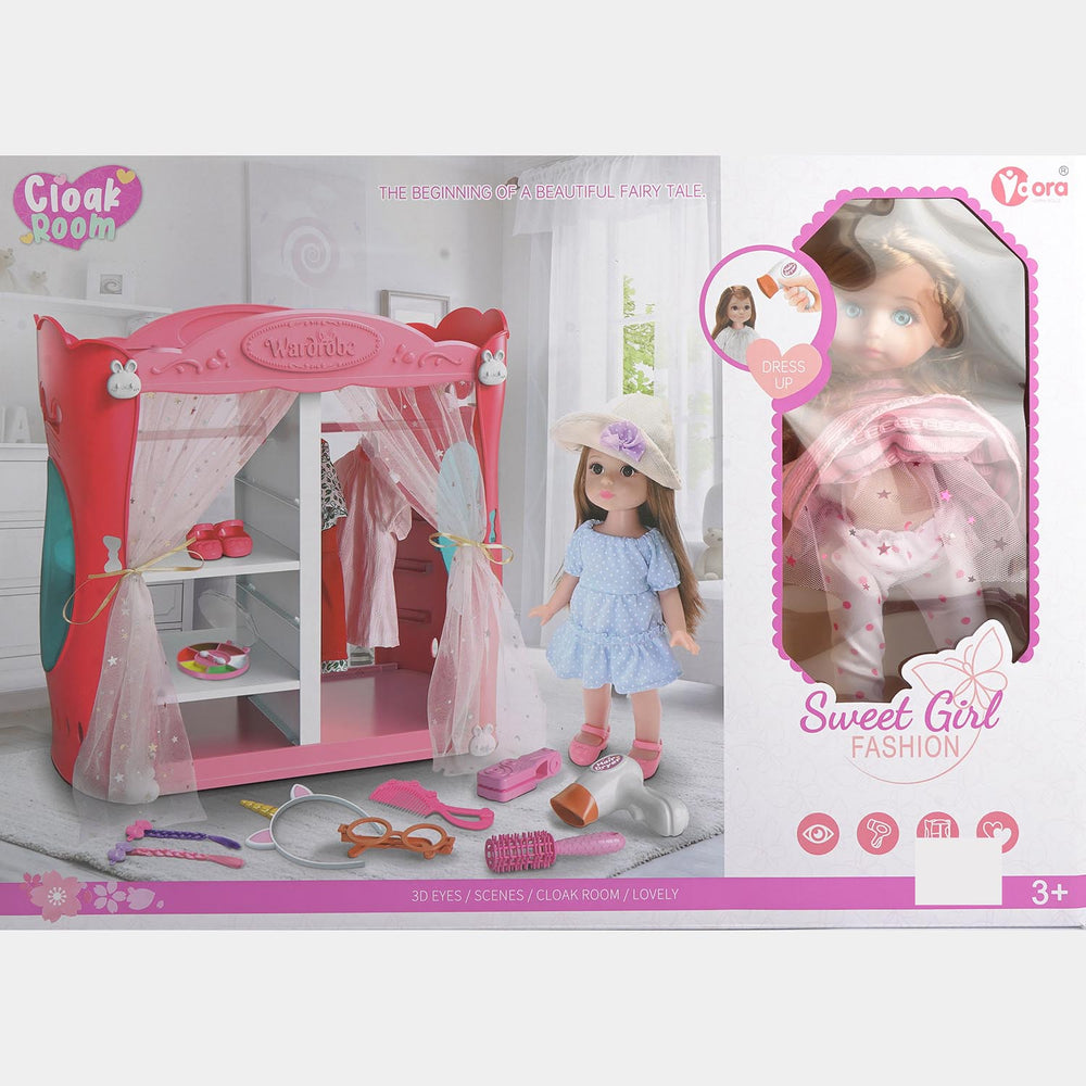 12" Doll Set with Play Accessories