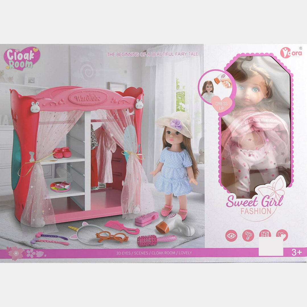 12" Doll Set with Play Accessories