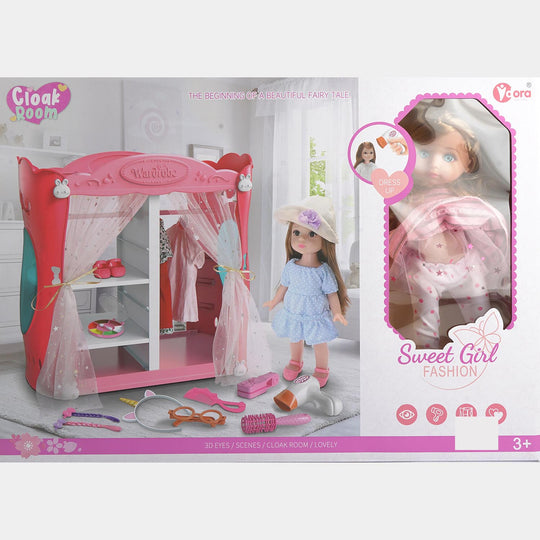12" Doll Set with Play Accessories