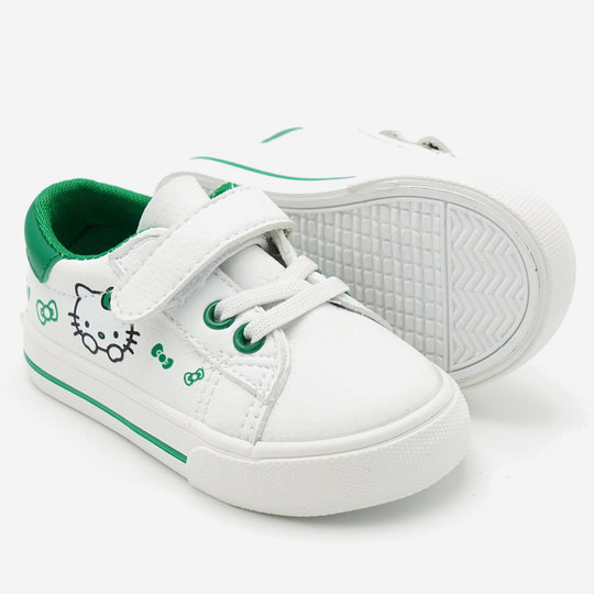 Girls Sneakers 1882C-White/Green