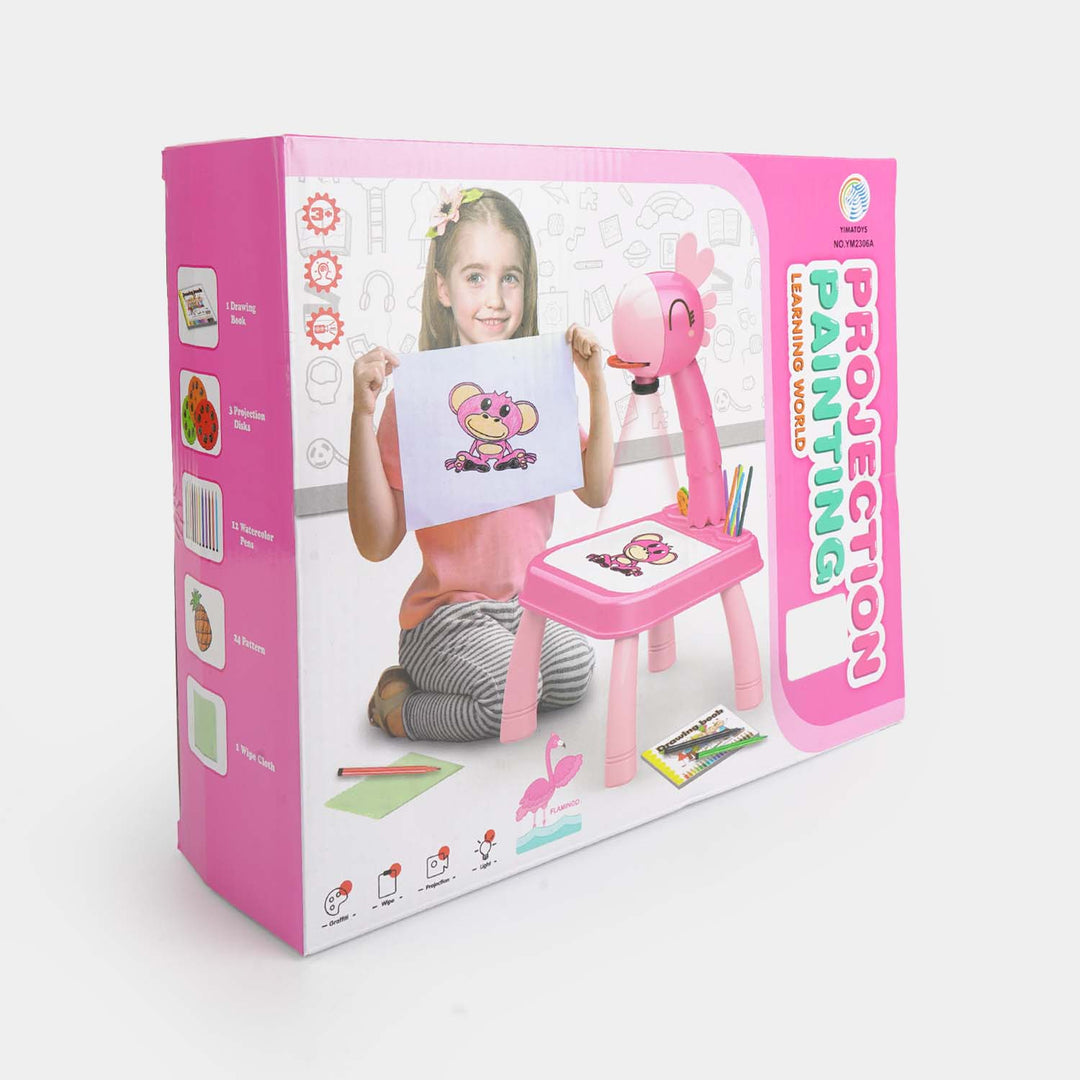 Kids Educational Projection Painting Table