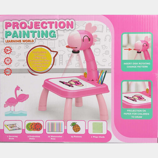 Kids Educational Projection Painting Table