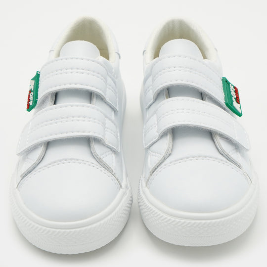 Boys Sneakers 2358B-White/Green