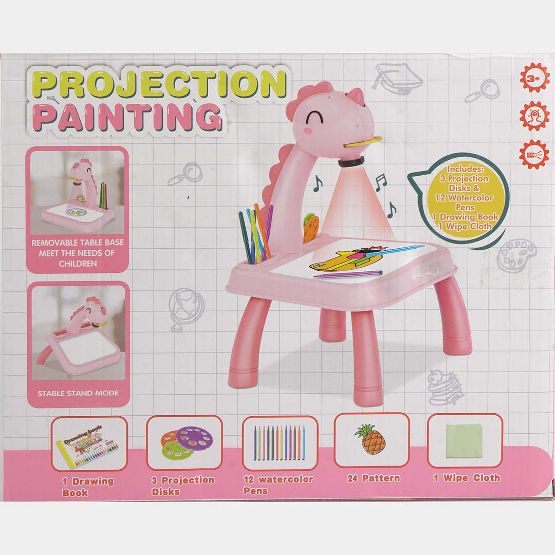 Kids Educational Projection Painting Table