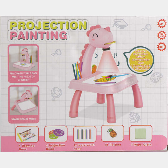 Kids Educational Projection Painting Table