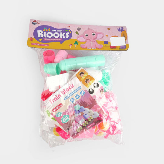 Building Blocks & Train Plastic Set
