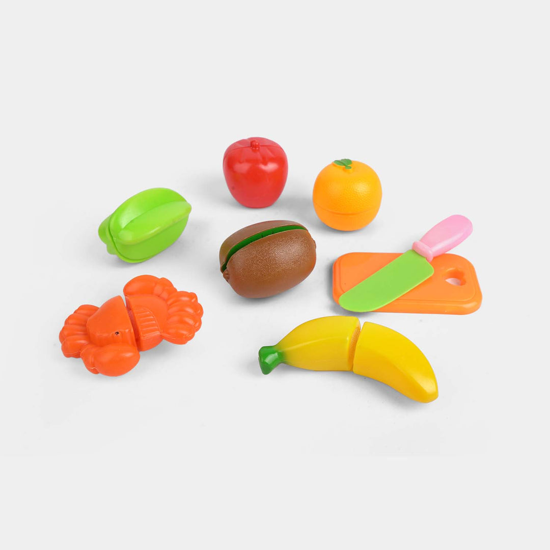 Pretend Play Plastic Fruit Set