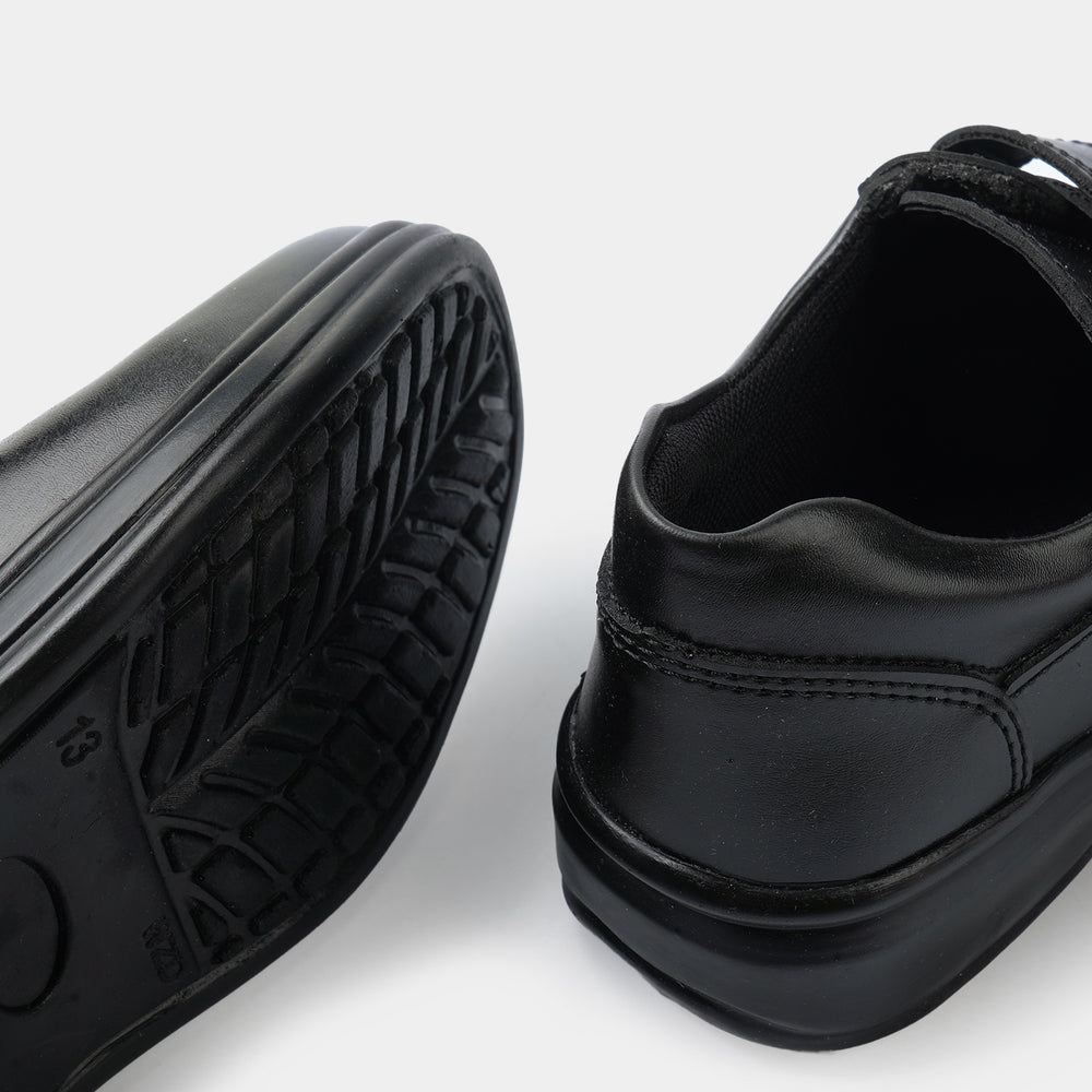 Boys School Shoes ES-22-BLACK