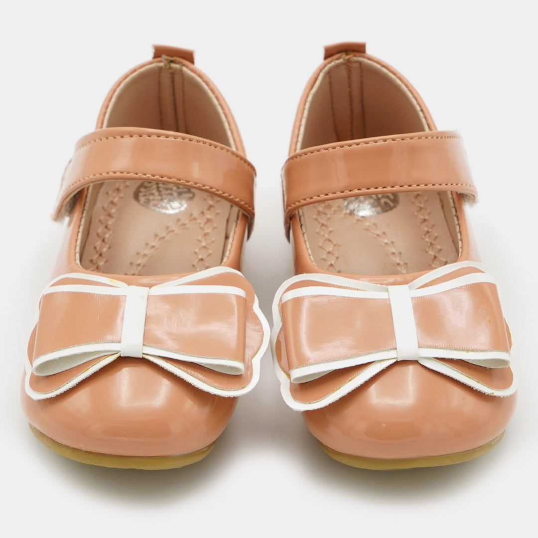 Girls Pumps 640-60-Peach