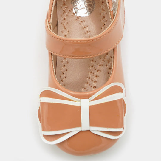 Girls Pumps 640-60-Peach