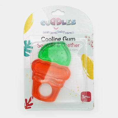 Cuddles Baby Cooling Gum Soother & Teether-Ice Cream