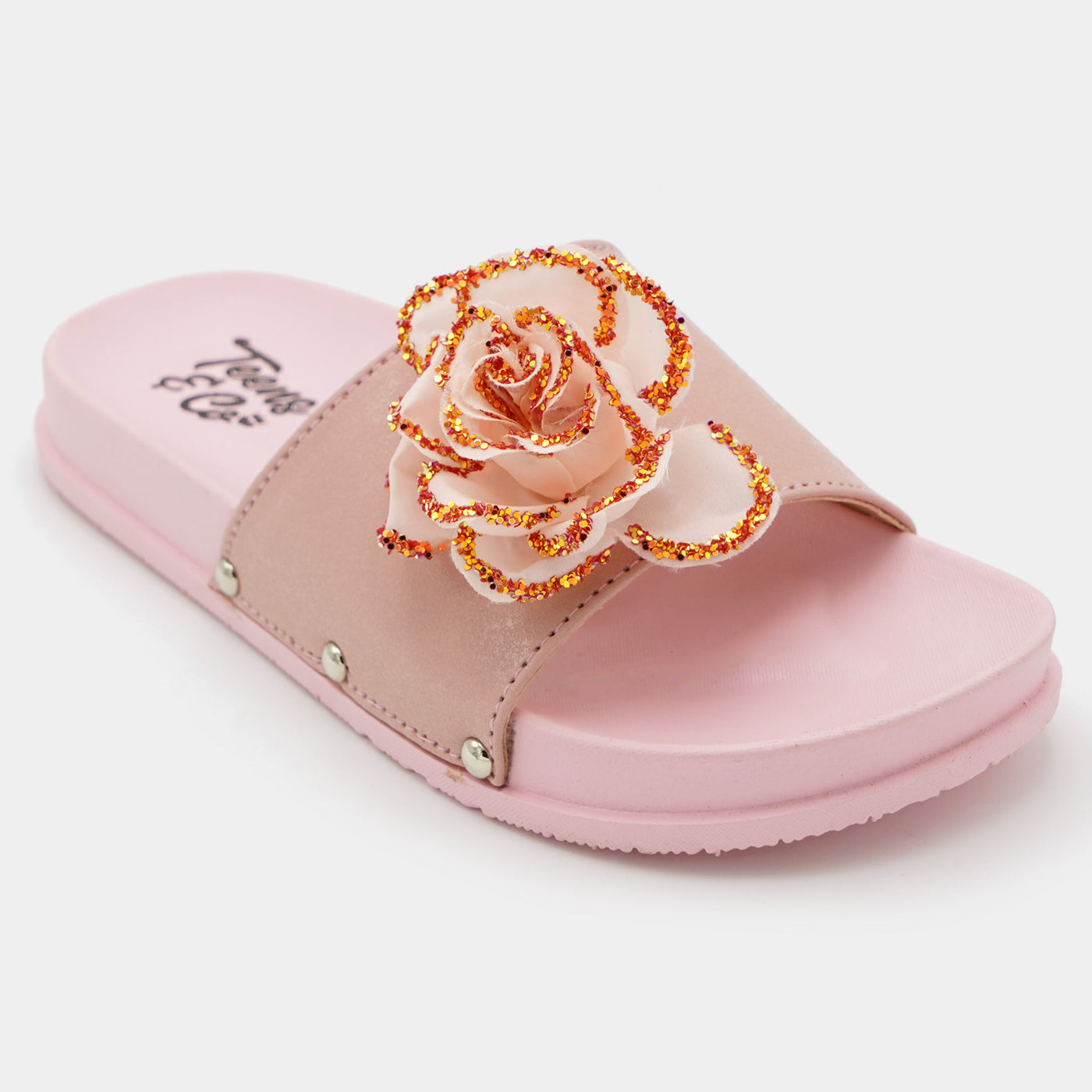 Teens Girls Slipper CL-15-Peach