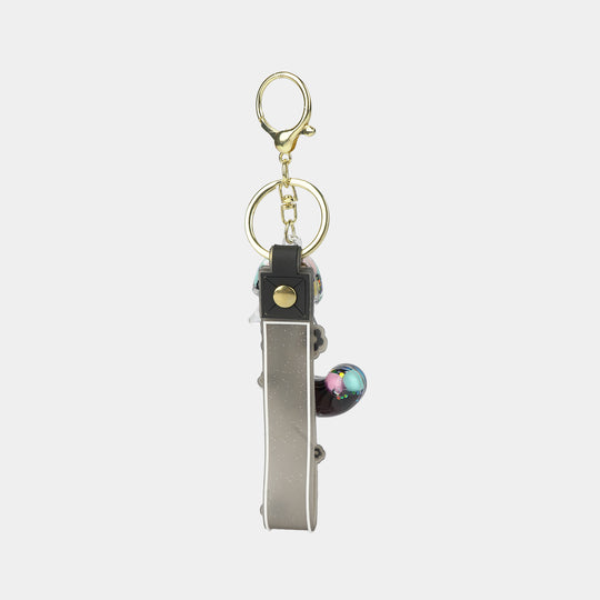Letter Keychain with Silicone Strap