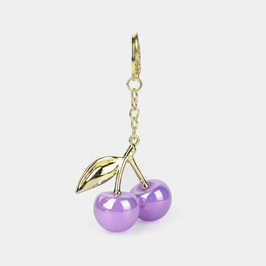 Fancy Decorative Keychain Double Cherry