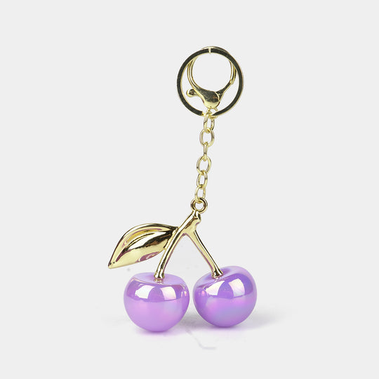 Fancy Decorative Keychain Double Cherry