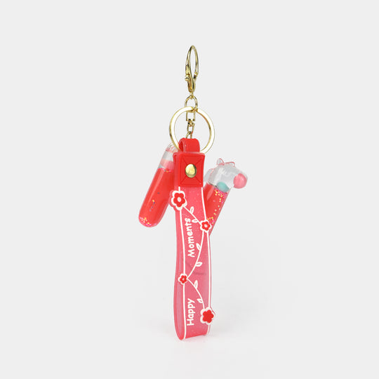 Letter Keychain with Silicone Strap