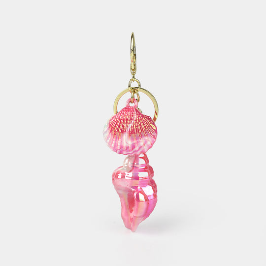 Fancy Decorative Seashell Keychain