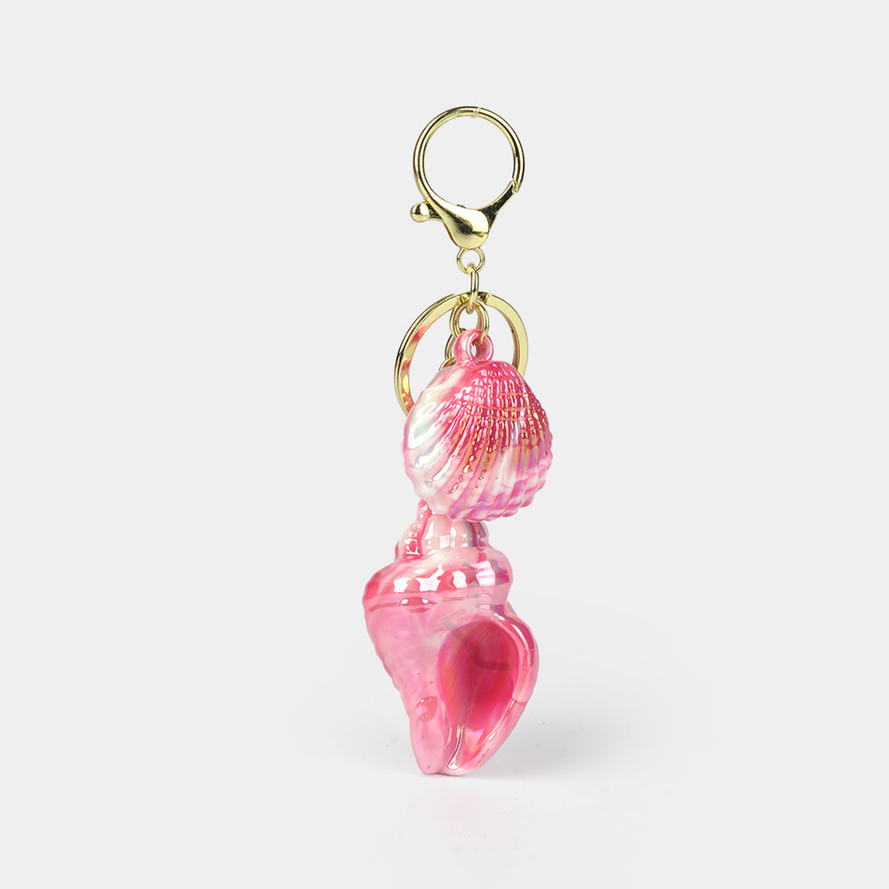 Fancy Decorative Seashell Keychain