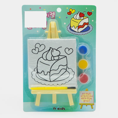 Small Painting kit Canvas & Water Color