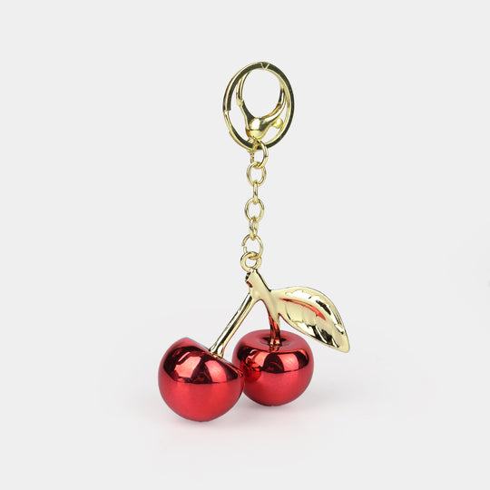 Fancy Decorative Keychain Double Cherry