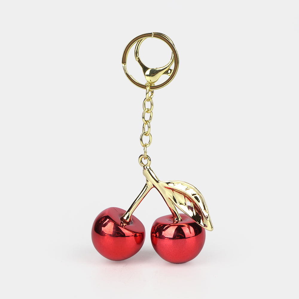 Fancy Decorative Keychain Double Cherry