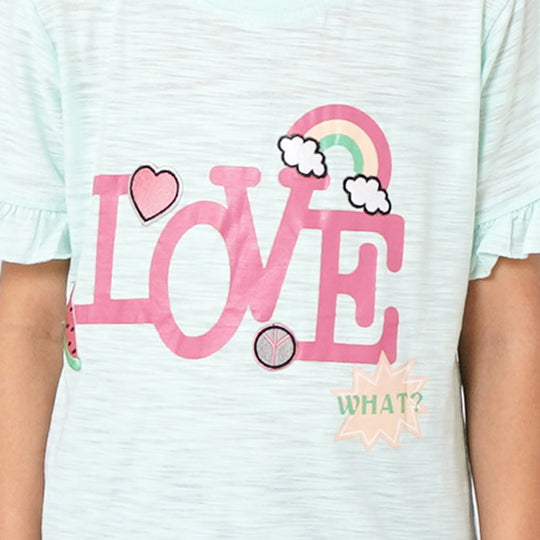 Girls T-Shirt Love - Soothing