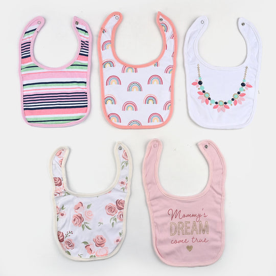 Infant Baby Bib/Apron Pack OF 5PCs | 0M+