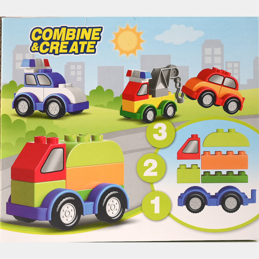 Combine & Create Creative Car Blocks Set