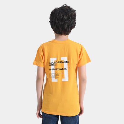 Boys Cotton PK T-Shirt H/S Sportswear | Citrus