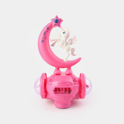 Moon Horse Balanced Vehicle with 5D Lights and Music for Kids