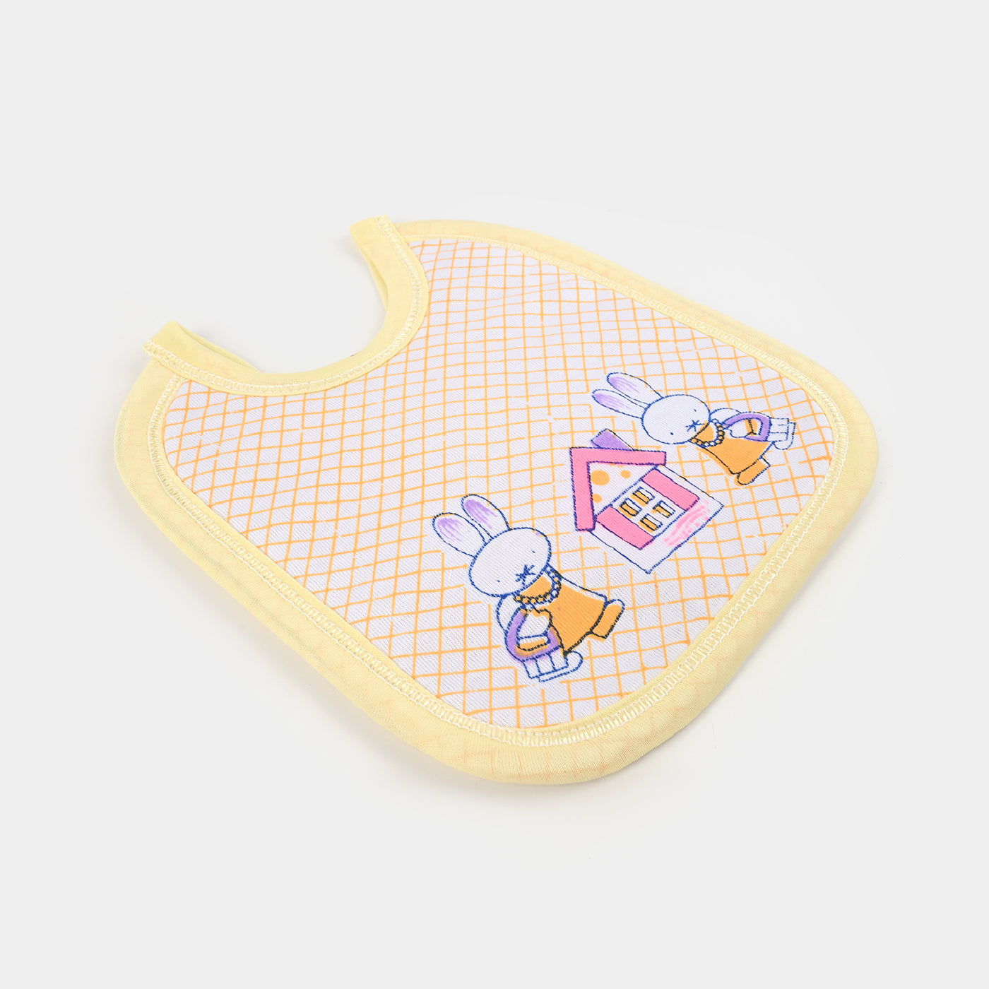 Printed Bib Rabbit Square Style