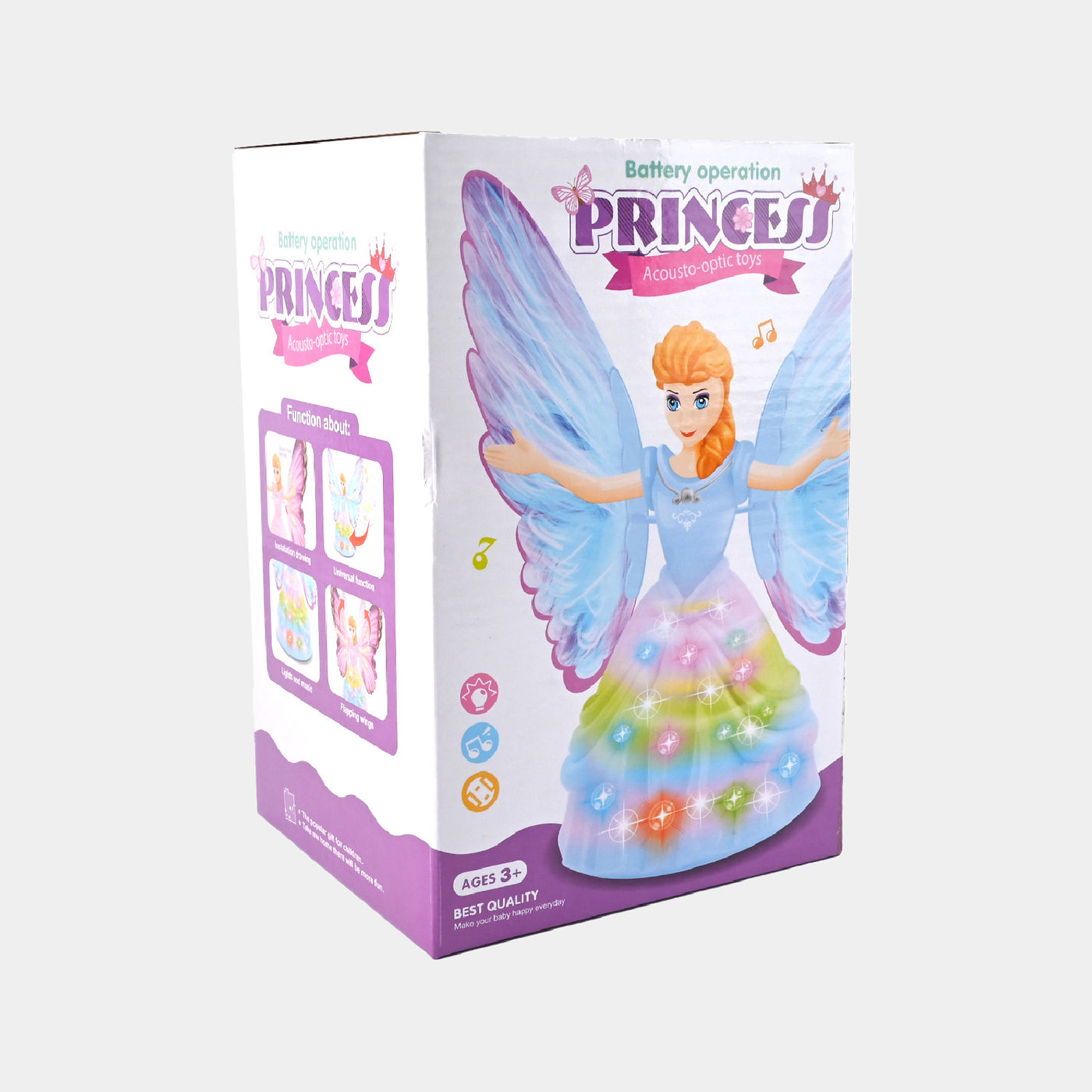 Princess Fairy Doll With Wings Light & Sound