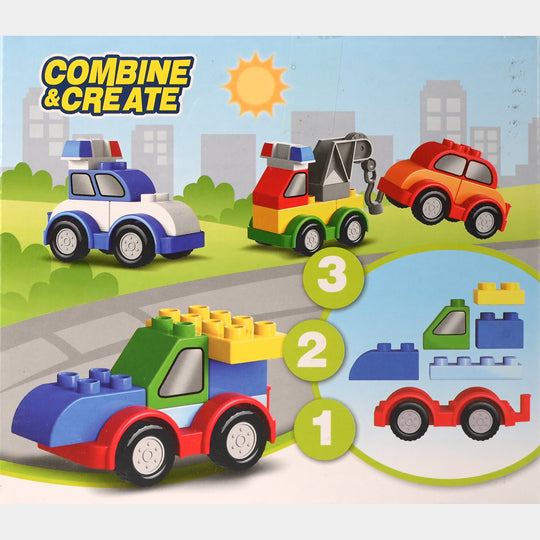 Combine & Create Creative Car Blocks Set