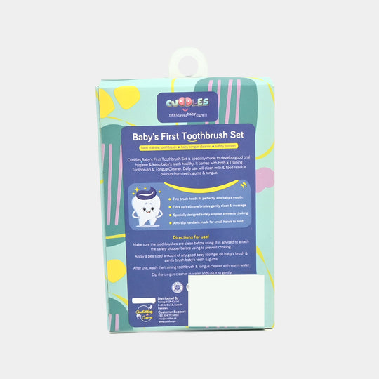 Cuddles Baby First Toothbrush Set