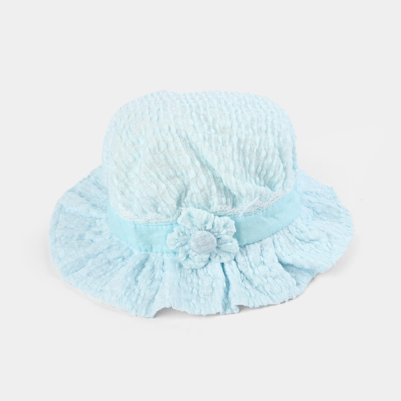 BABY ROUND CAP/HAT 9 MONTH +  | BLUE