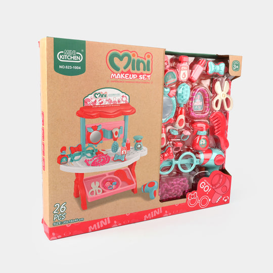 Mini Makeup Set / Dressing Table Play Set (26 Pieces)
