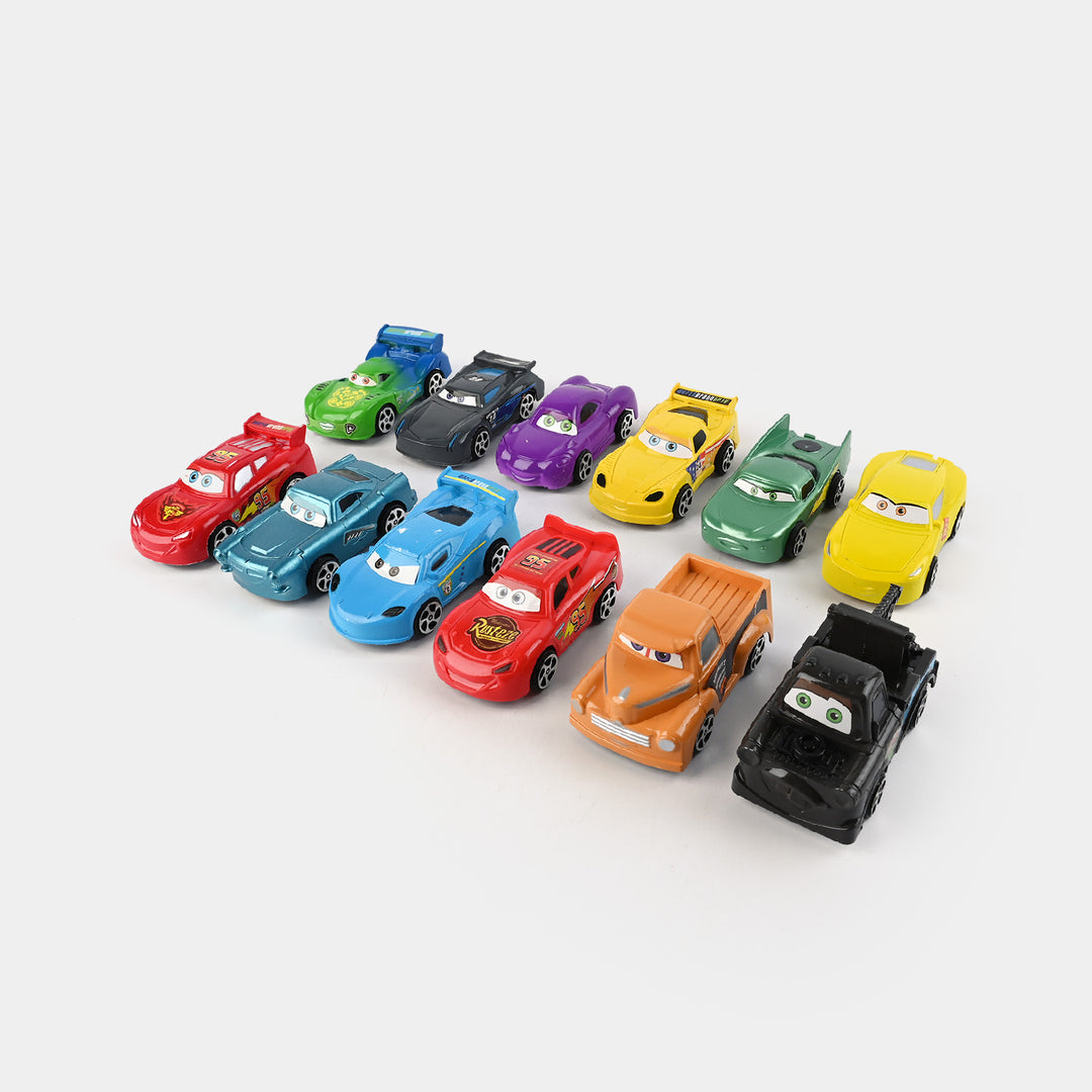 Super Powered Pull Back Cars - 12 PCs