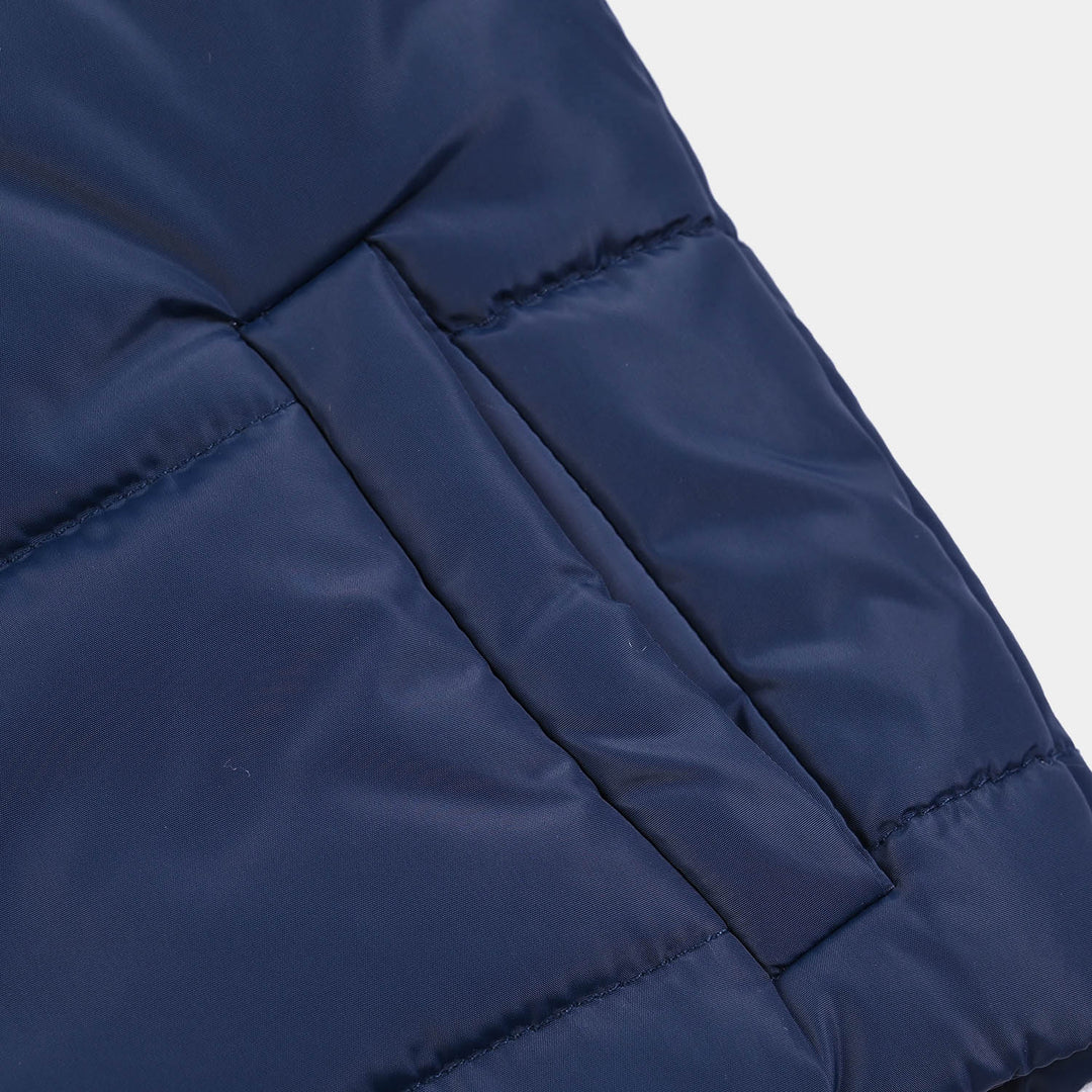 Boys Polyester Quilted Jacket Outdoor Expedition-Blk.Navy