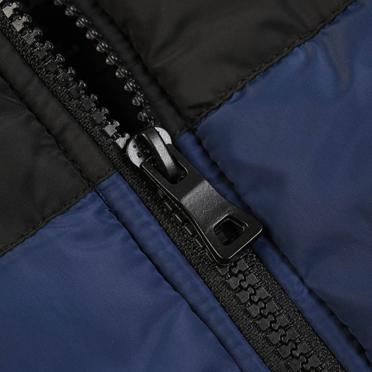 Boys Polyester Quilted Jacket Outdoor Expedition-Blk.Navy
