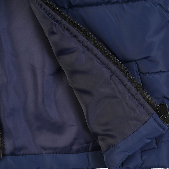 Boys Polyester Quilted Jacket Outdoor Expedition-Blk.Navy