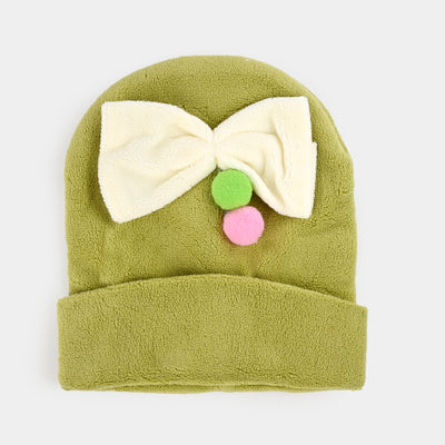 Baby Velvet Bow Style Cap/Hat | 9M+