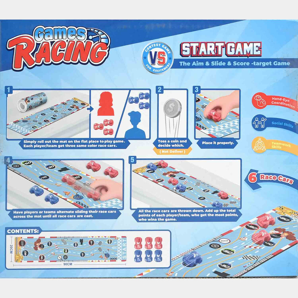 Racing Car Game Set Competition Carpet