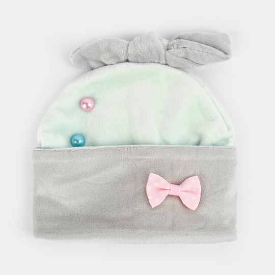 Baby Velvet Knotted Style Cap/Hat | 6M+