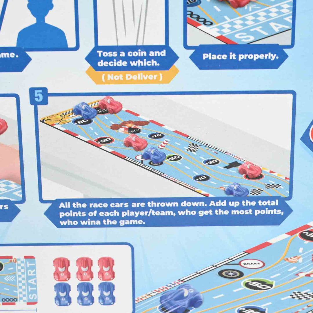 Racing Car Game Set Competition Carpet