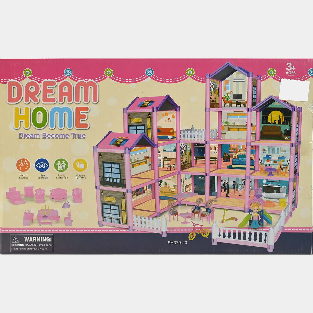 DIY Doll House Play Set for Kids