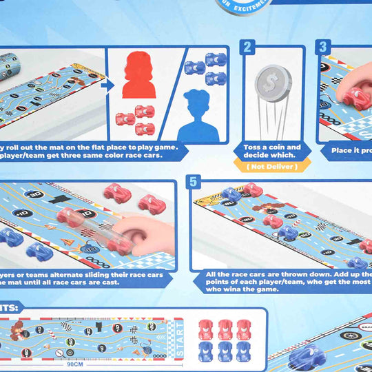 Racing Car Game Set Competition Carpet