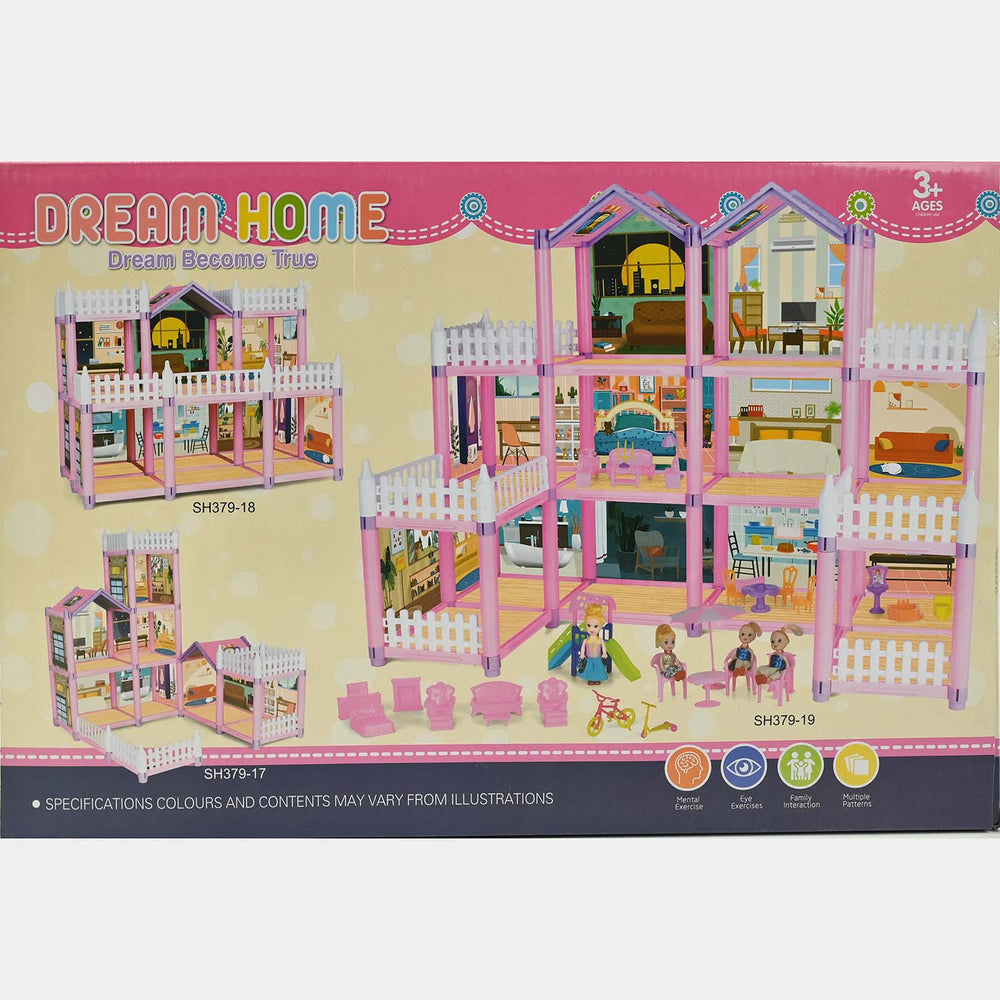 DIY Doll House Play Set for Kids
